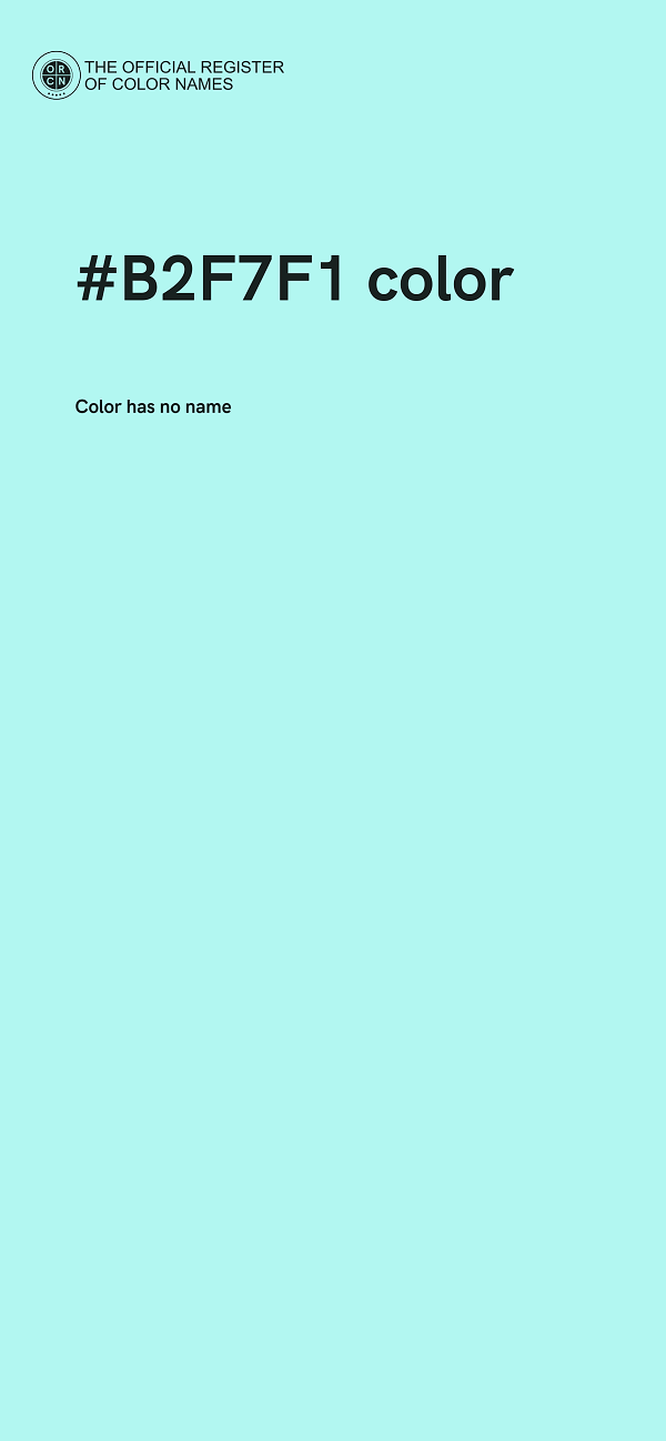 #B2F7F1 color image
