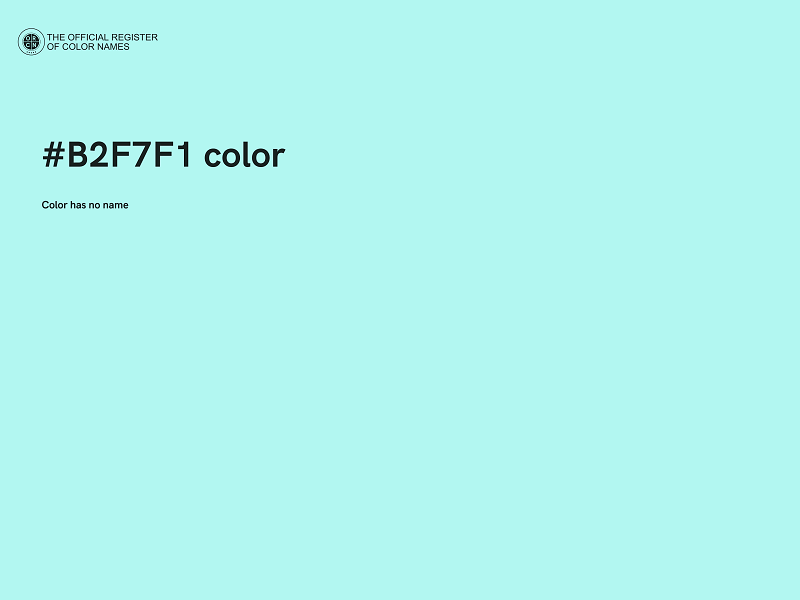 #B2F7F1 color image
