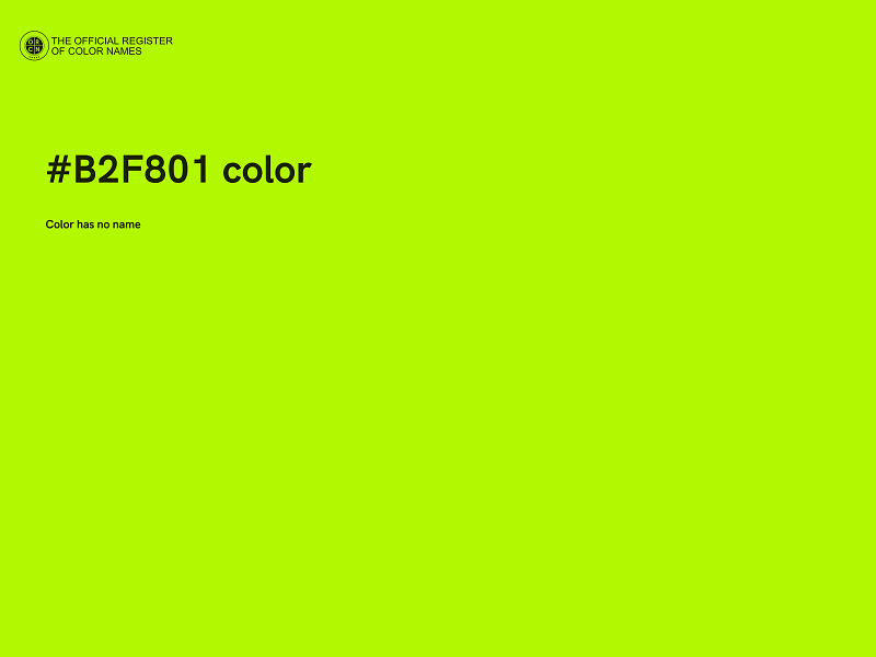 #B2F801 color image