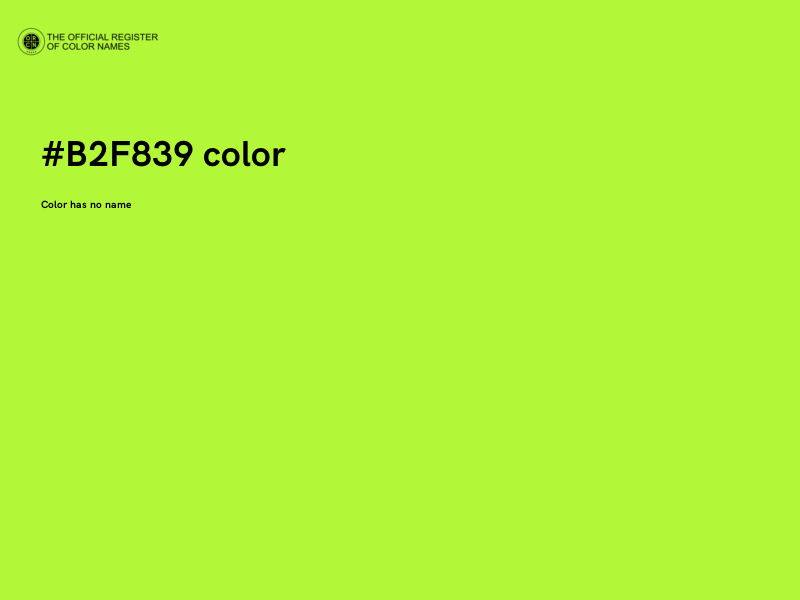 #B2F839 color image