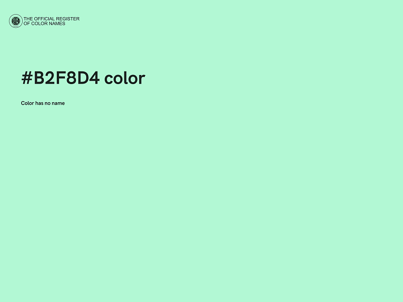 #B2F8D4 color image