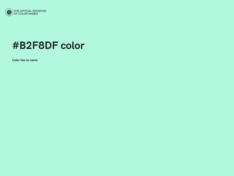 #B2F8DF color image