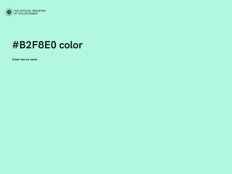 #B2F8E0 color image