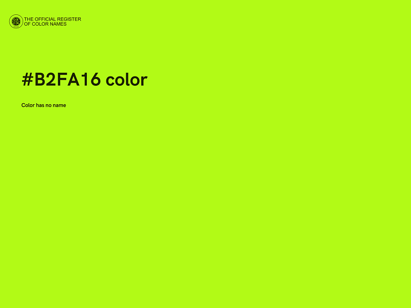 #B2FA16 color image