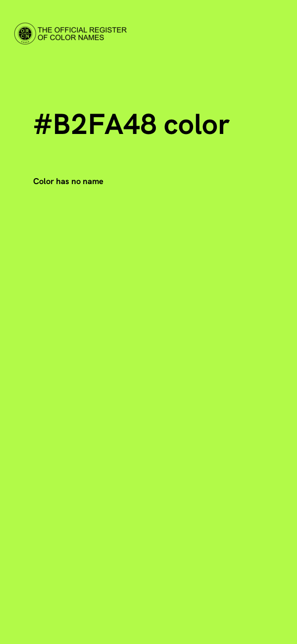 #B2FA48 color image