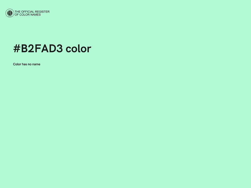 #B2FAD3 color image