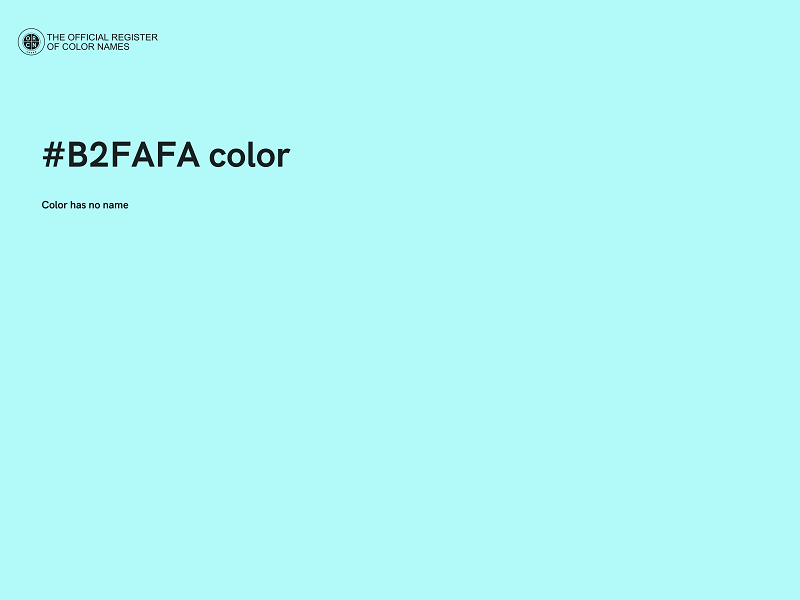 #B2FAFA color image