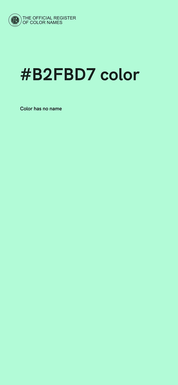 #B2FBD7 color image