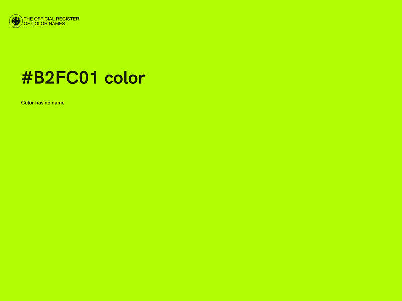 #B2FC01 color image