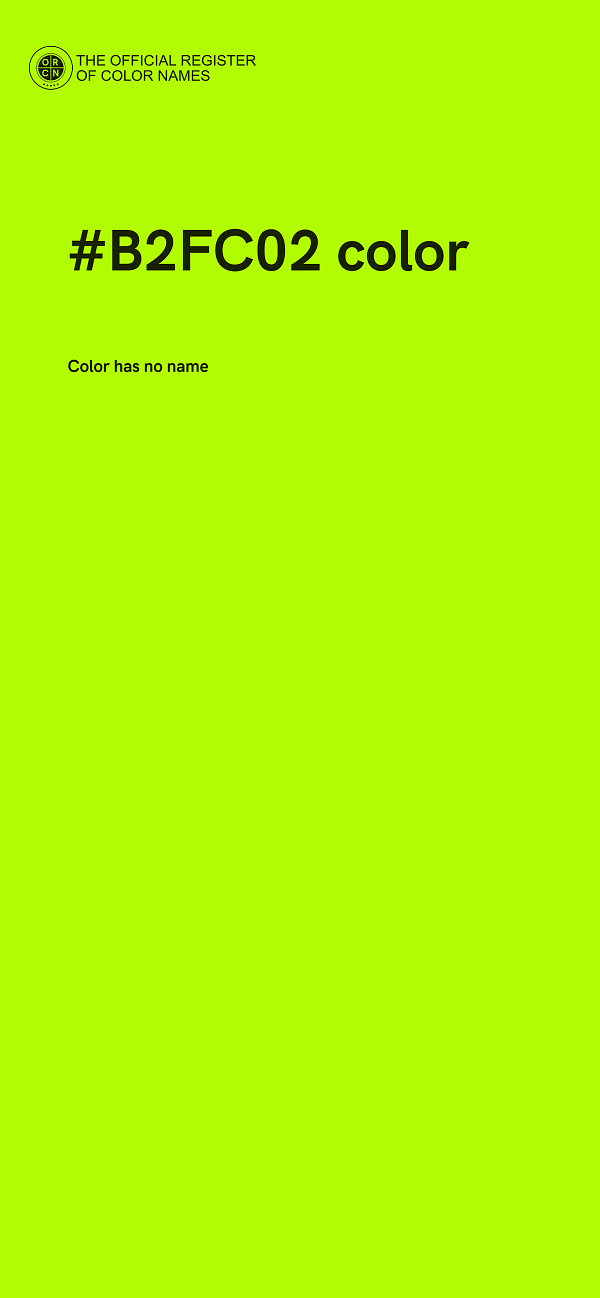 #B2FC02 color image