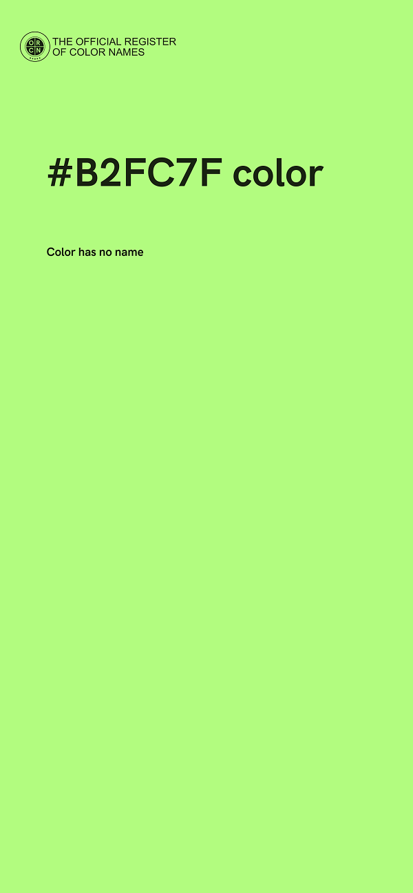 #B2FC7F color image