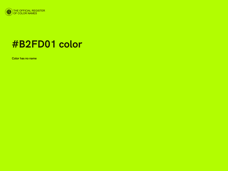 #B2FD01 color image