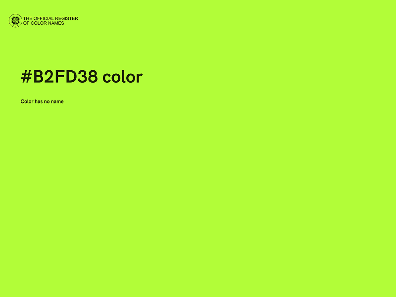 #B2FD38 color image