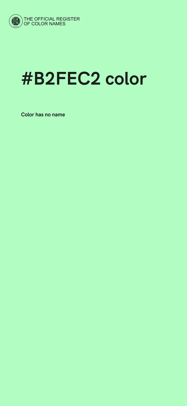 #B2FEC2 color image