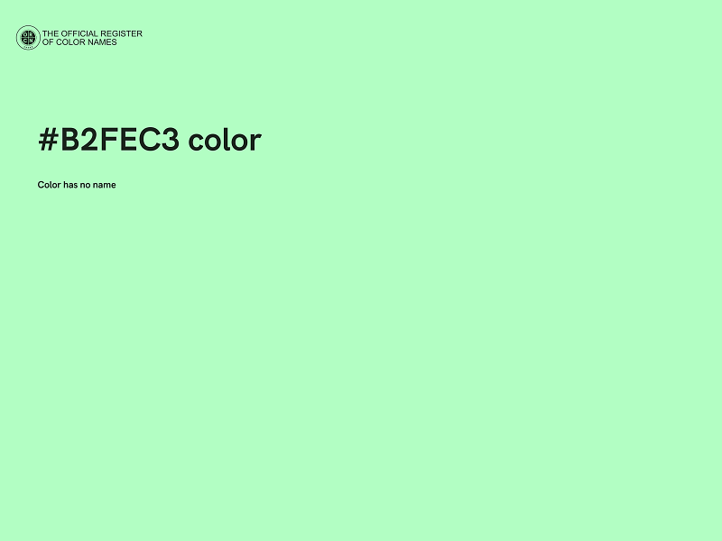 #B2FEC3 color image