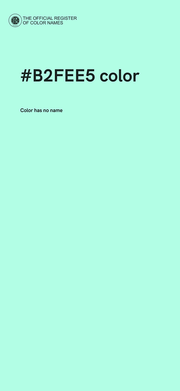 #B2FEE5 color image