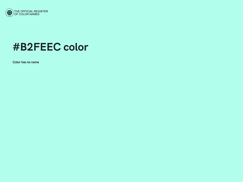 #B2FEEC color image
