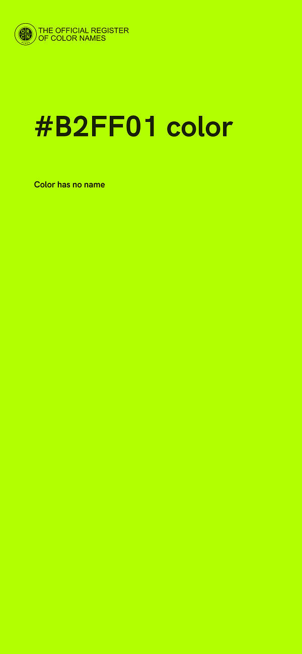 #B2FF01 color image
