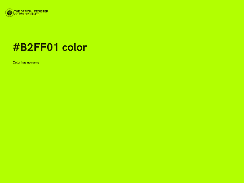 #B2FF01 color image