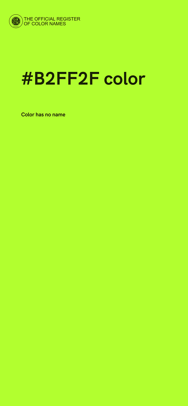 #B2FF2F color image
