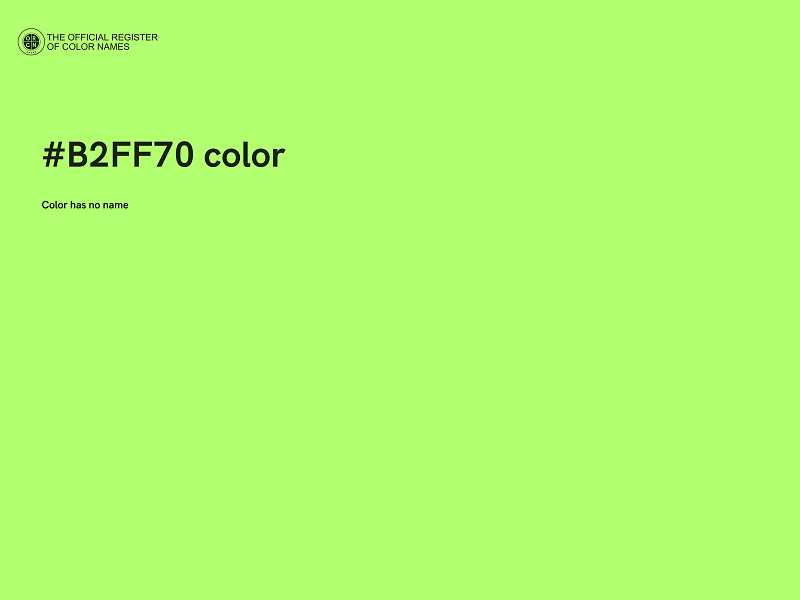 #B2FF70 color image