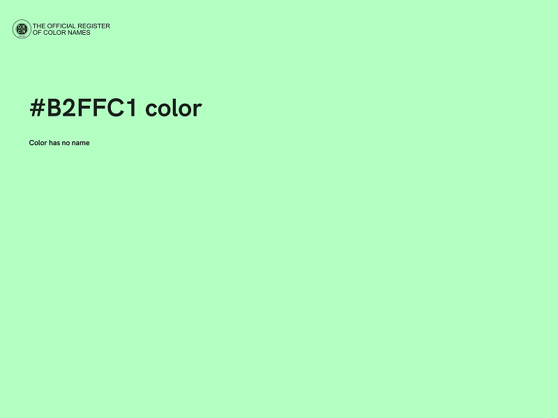 #B2FFC1 color image