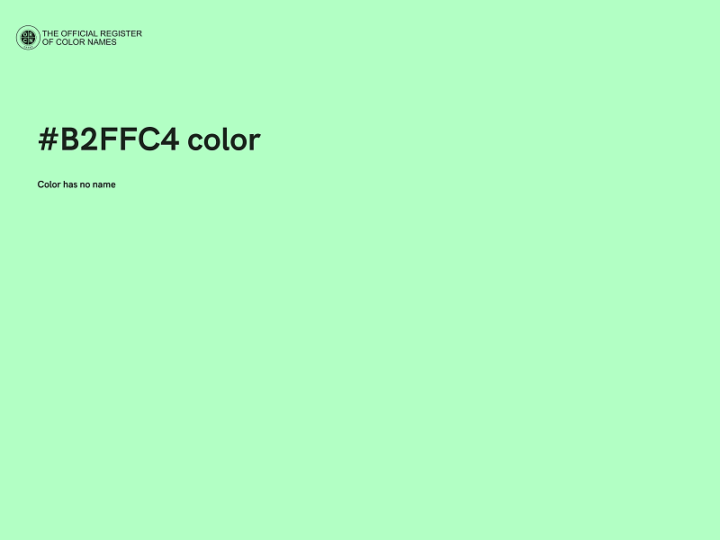 #B2FFC4 color image