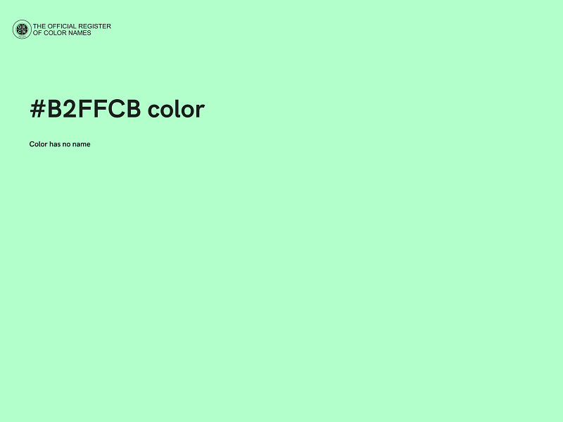 #B2FFCB color image