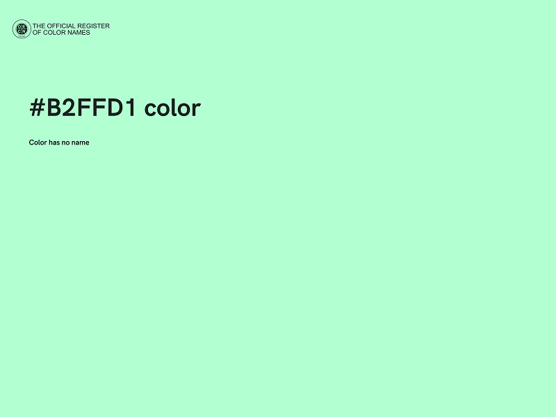 #B2FFD1 color image