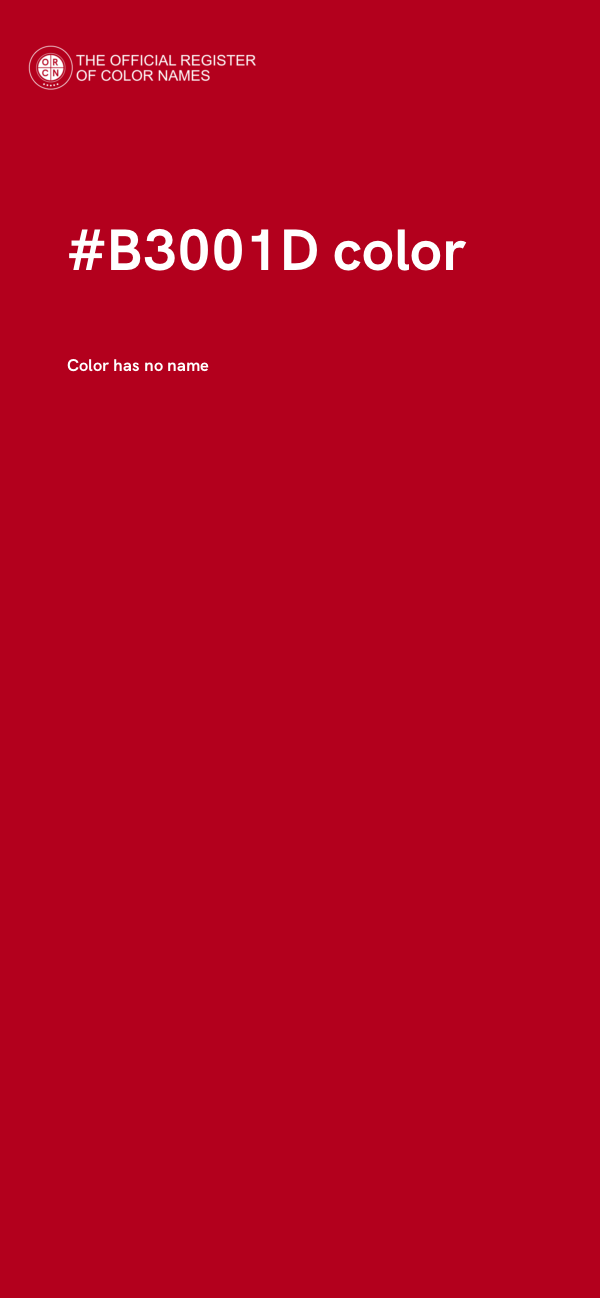 #B3001D color image