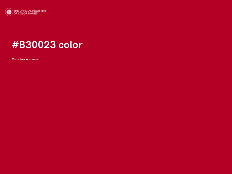 #B30023 color image