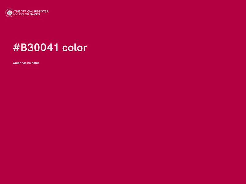 #B30041 color image