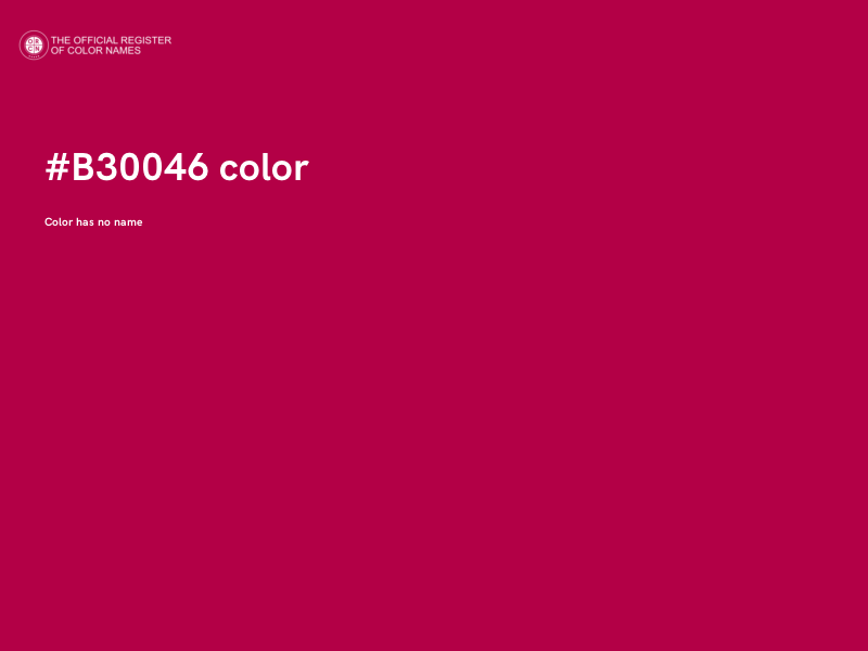 #B30046 color image