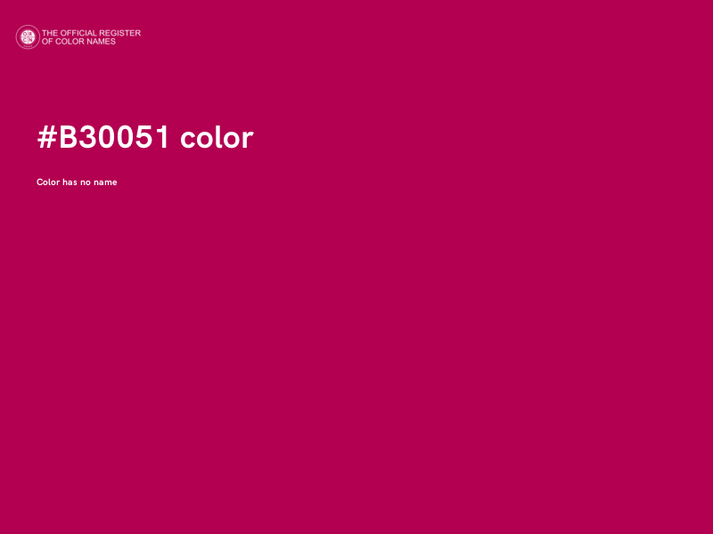 #B30051 color image