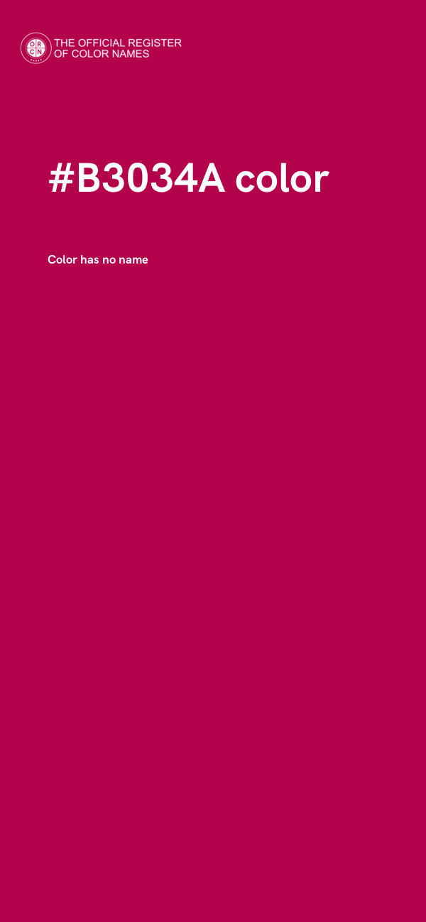 #B3034A color image