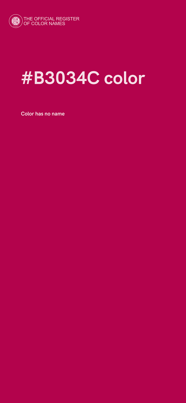 #B3034C color image