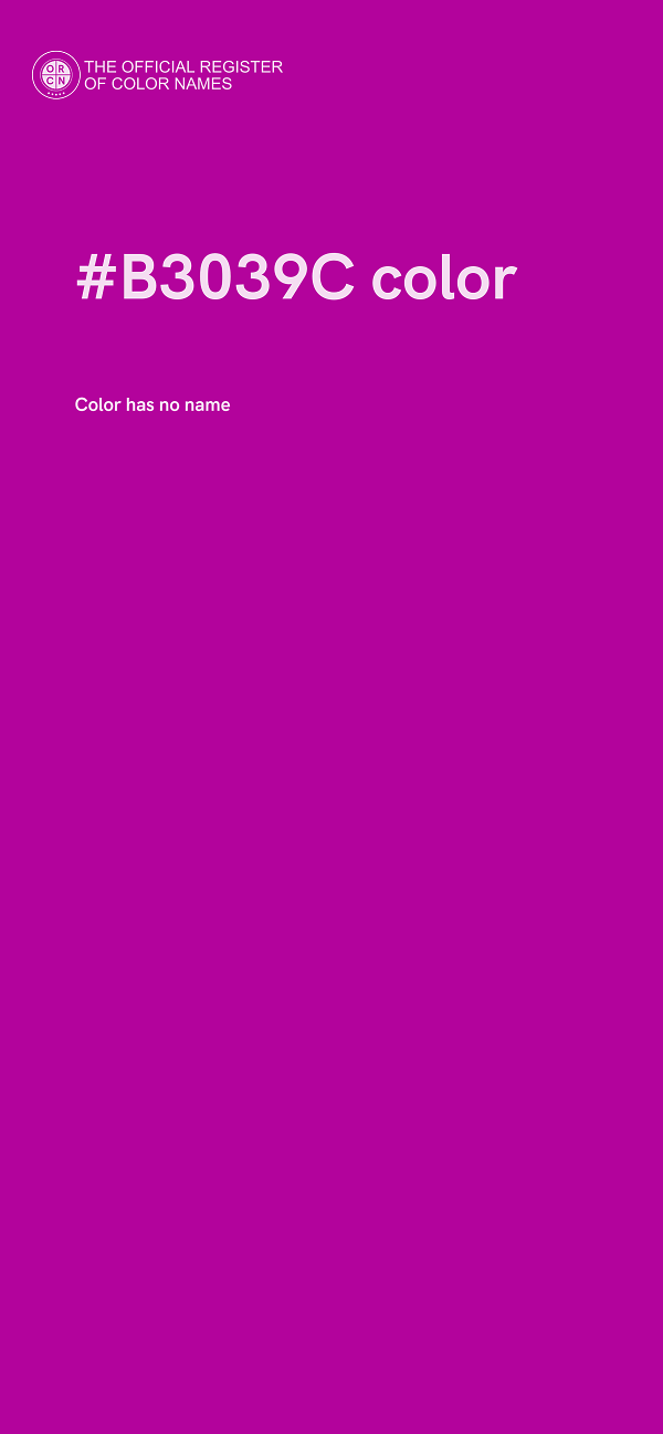 #B3039C color image