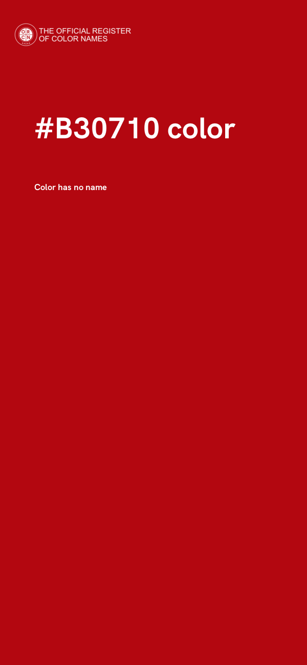 #B30710 color image