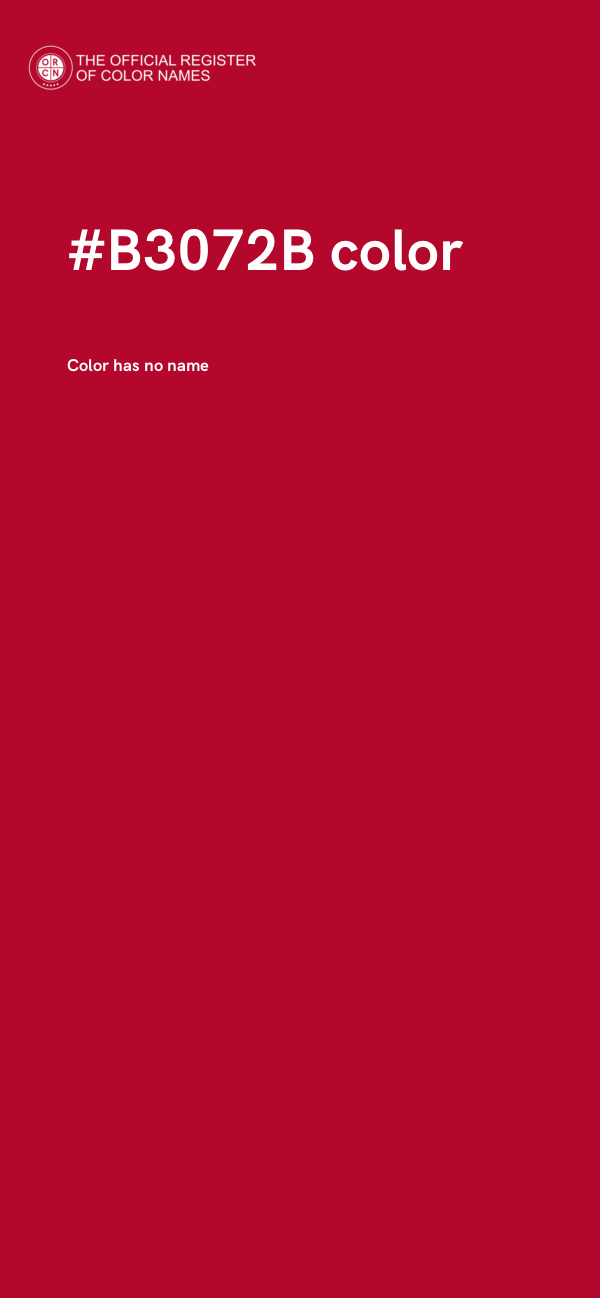 #B3072B color image