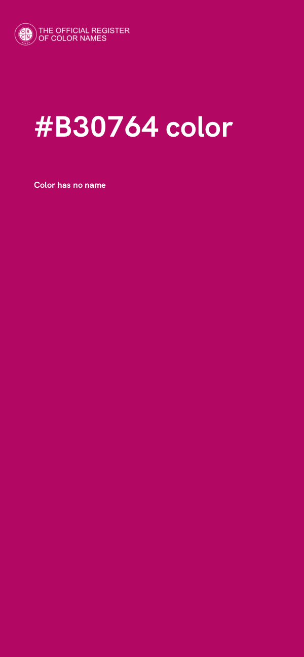 #B30764 color image