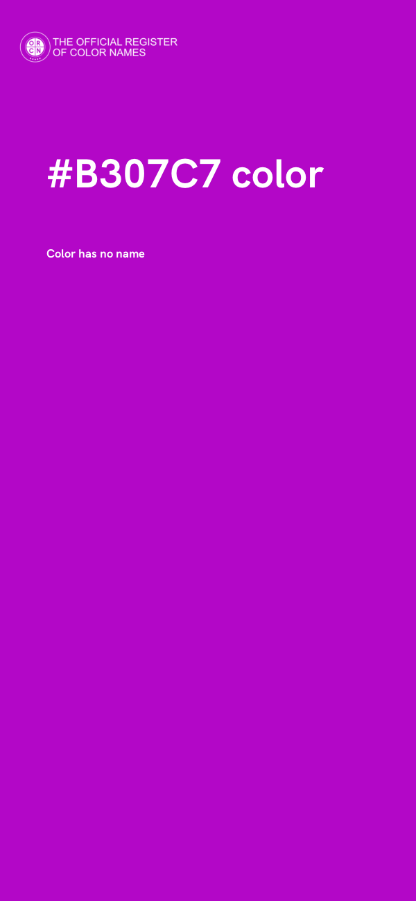 #B307C7 color image