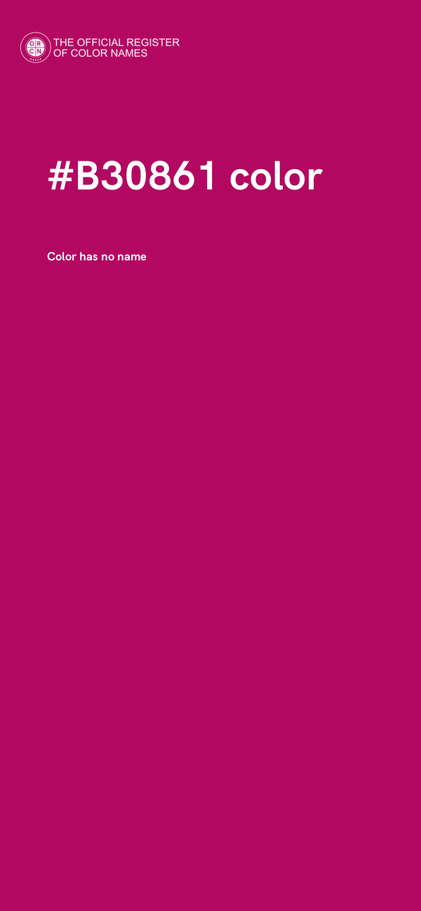 #B30861 color image