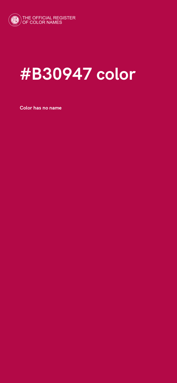 #B30947 color image