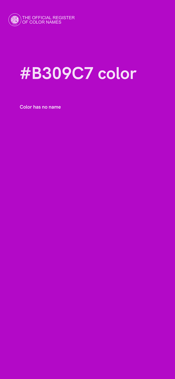 #B309C7 color image