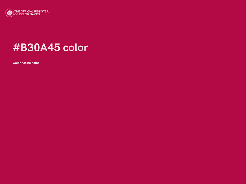 #B30A45 color image