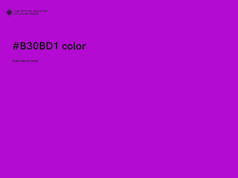 #B30BD1 color image
