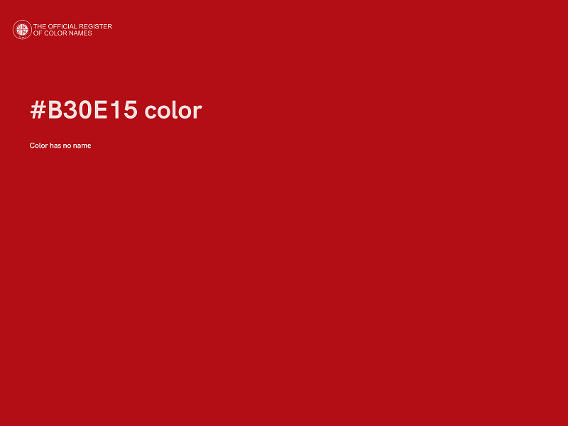 #B30E15 color image