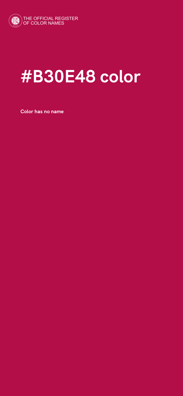 #B30E48 color image