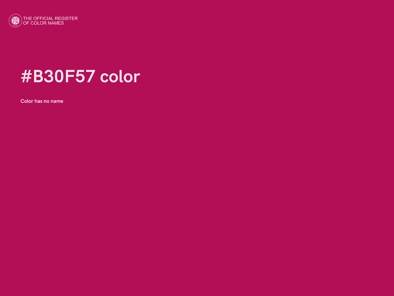 #B30F57 color image