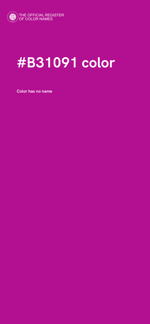 #B31091 color image